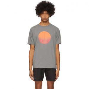 Saturdays NYC Grey Sunrise Sunset T-Shirt Saturdays NYC Grey Sunrise Sunset T-Shirt