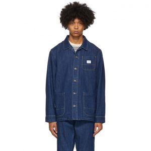 Saturdays NYC Indigo Denim Lido Utility Jacket Saturdays NYC Indigo Denim Lido Utility Jacket