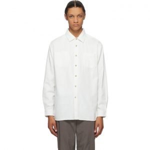 Saturdays NYC White Denim Kenmare Shirt Saturdays NYC White Denim Kenmare Shirt