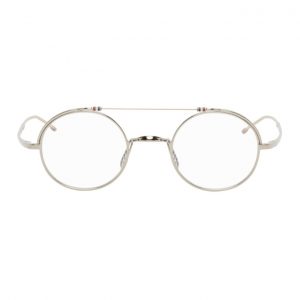Thom Browne Silver and Gold Round TBX910 Glasses Thom Browne Silver and Gold Round TBX910 Glasses