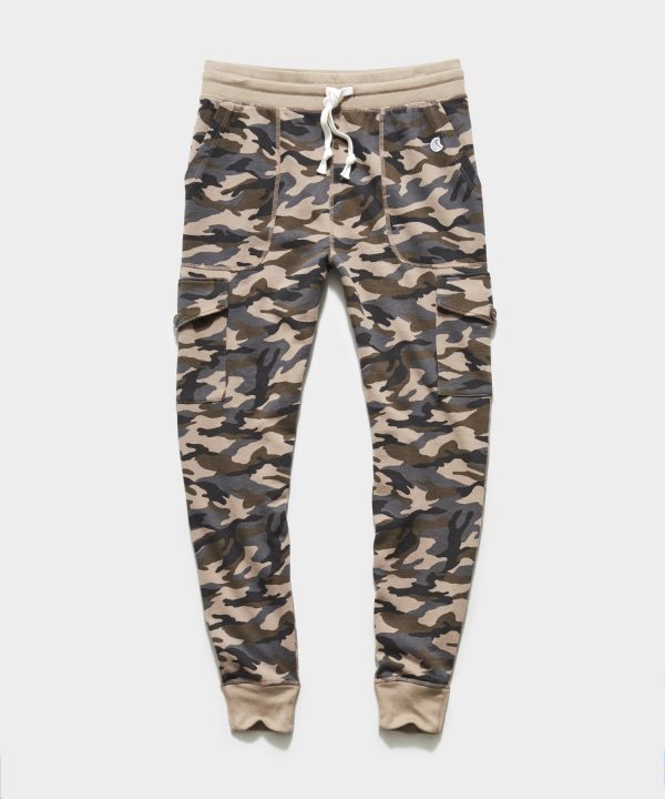 camo cargo sweatpants