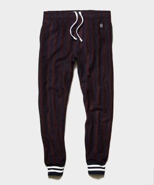 Champion Wool Burgundy Striped Jogger Champion Wool Burgundy Striped Jogger