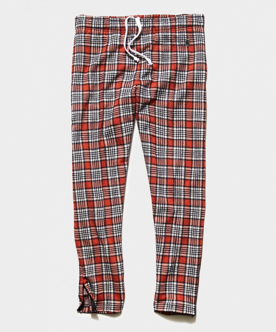 orange plaid pants mens