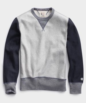 Colorblock Sweatshirt in Grey Mix Colorblock Sweatshirt in Grey Mix