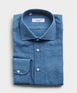 Emanuele Maffeis + Todd Snyder Denim Dress Shirt in Dark Indigo Emanuele Maffeis + Todd Snyder Denim Dress Shirt in Dark Indigo