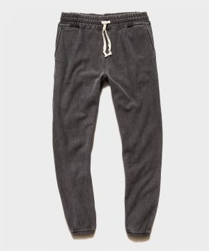 Garment Dyed Classic Sweatpant in Black Sand Garment Dyed Classic Sweatpant in Black Sand