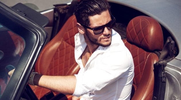 Ways To Create The Perfect Lifestyle Account On Instagram Male Model Luxury Car Convertible White Shirt