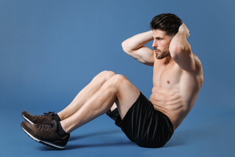 Male Model Working Out Male Model Working Out