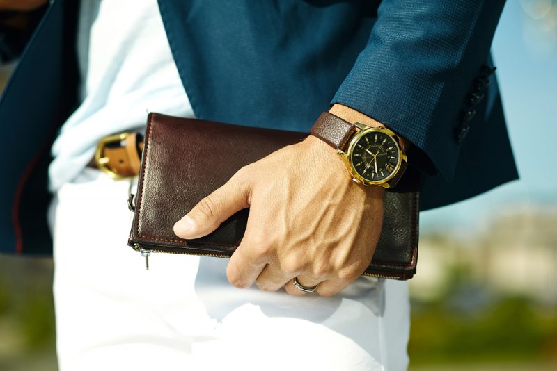 Man Wearing Watch Crop