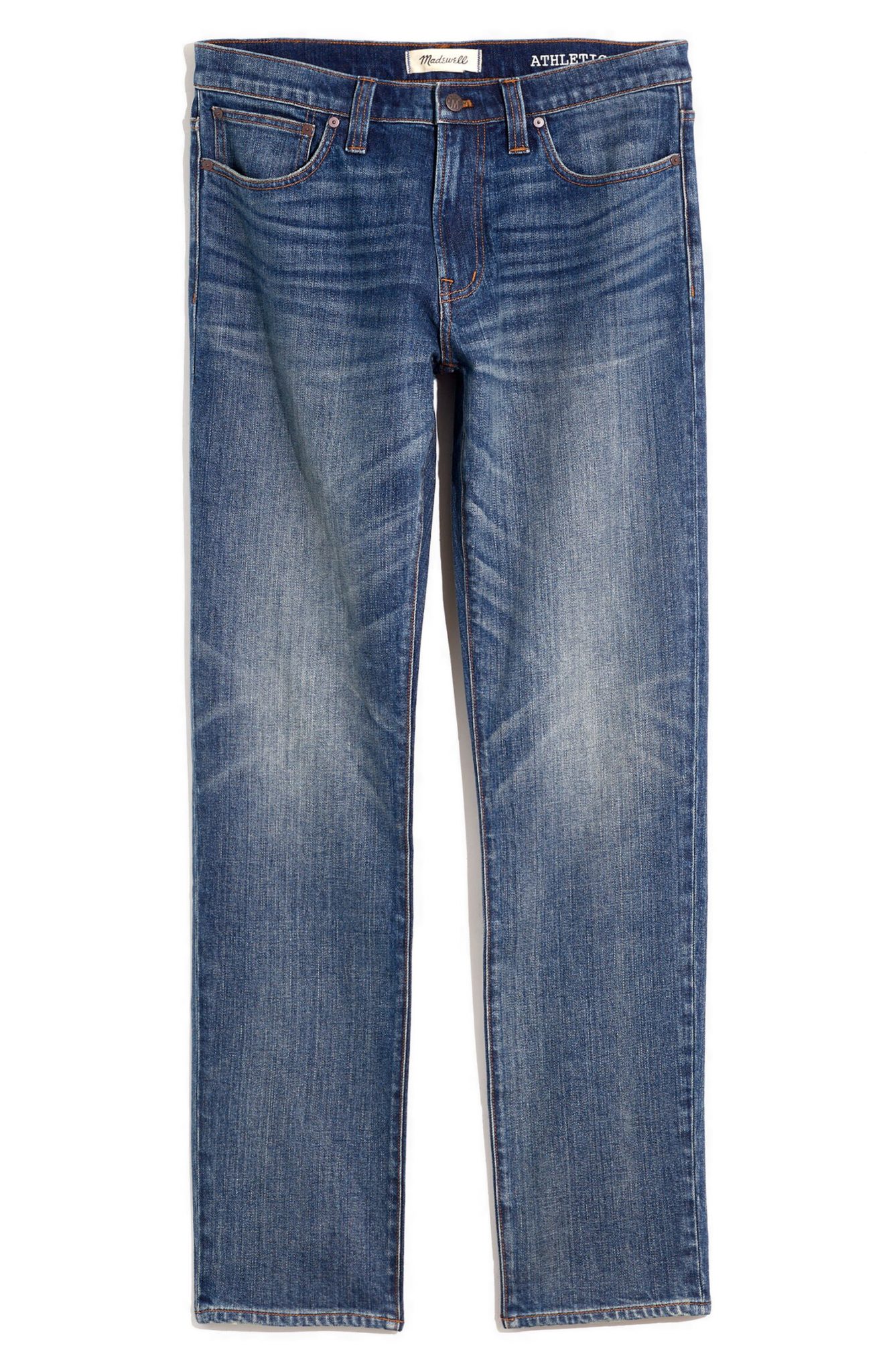 Men’s Madewell Athletic Slim Authentic Flex Jeans, Size 28 x 32 - Blue ...