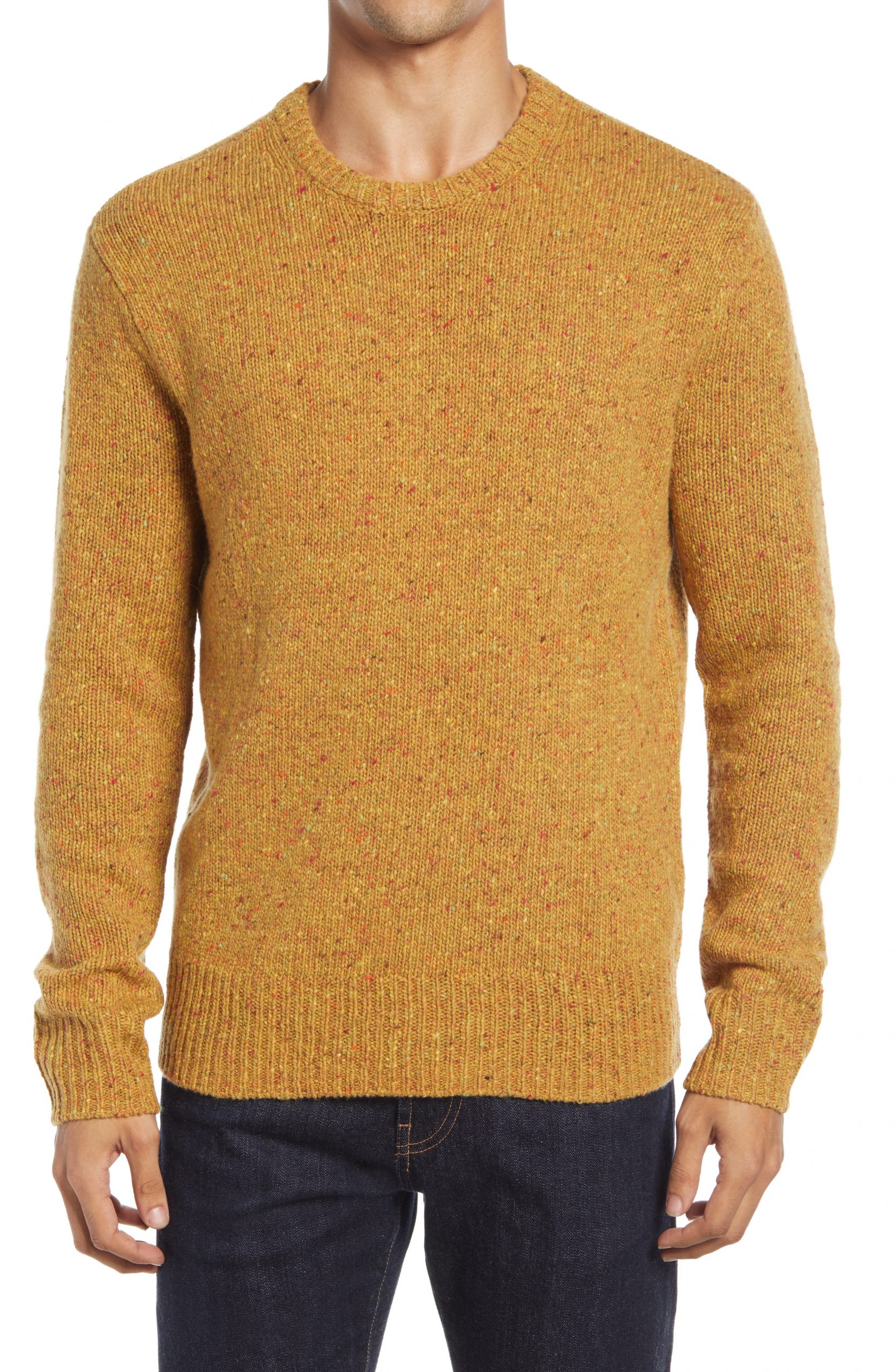 Men’s Madewell Crewneck Sweater, Size Small - Brown | The Fashionisto