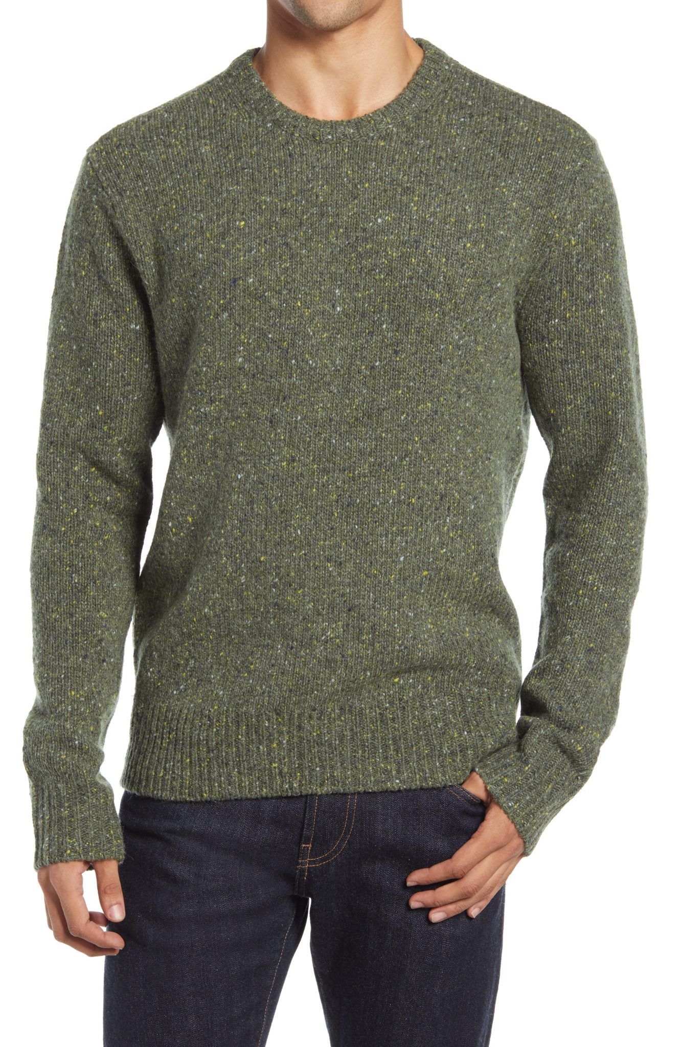 Men’s Madewell Crewneck Sweater, Size XX-Large - Green | The Fashionisto
