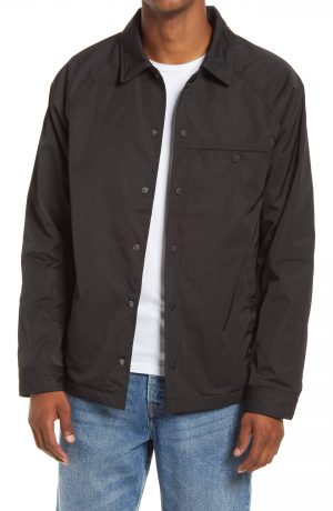 Men's Topman Classic Fit Coach Jacket, Size Medium - Black Men's Topman Classic Fit Coach Jacket, Size Medium - Black
