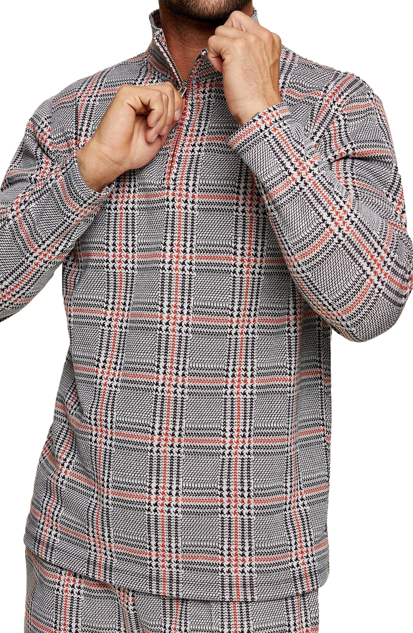 plaid pullover mens