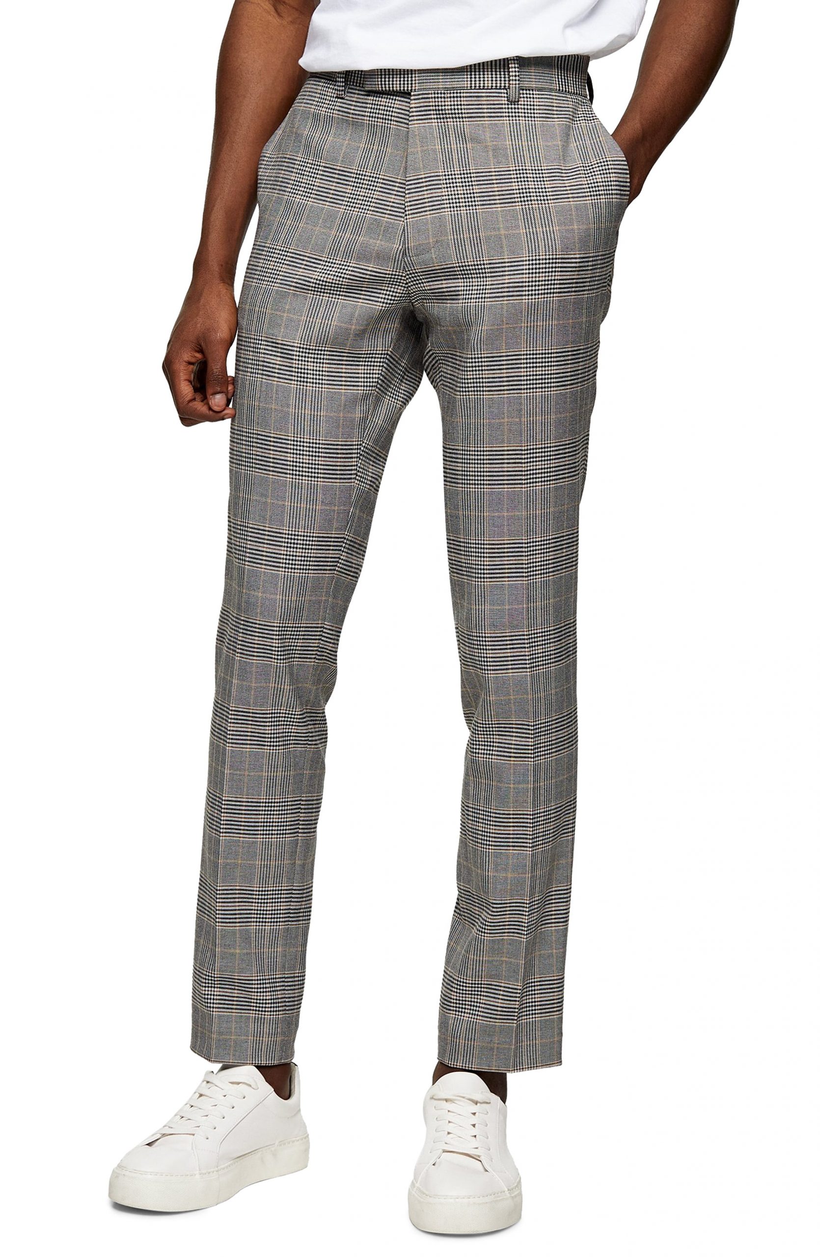 topman stretch skinny trousers