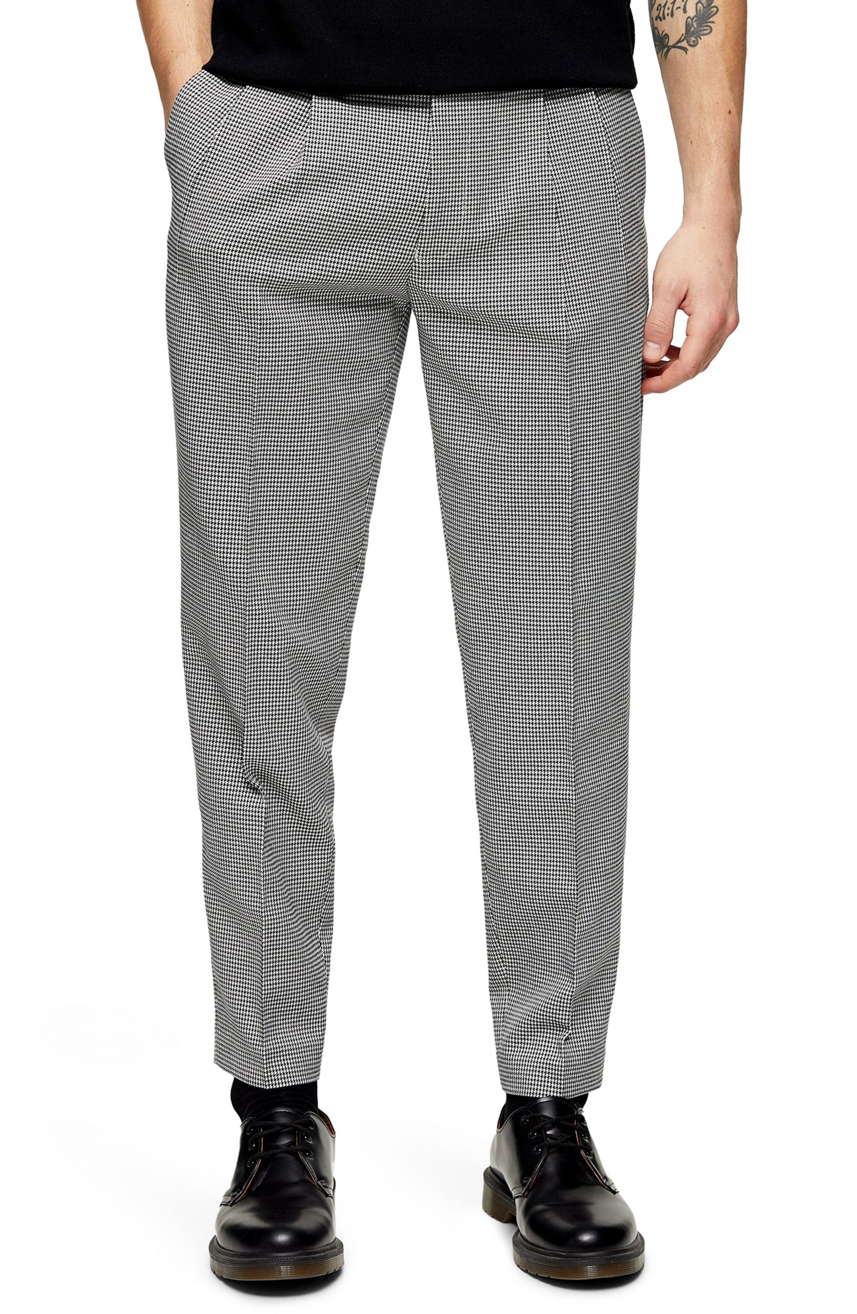 slim tapered trousers mens