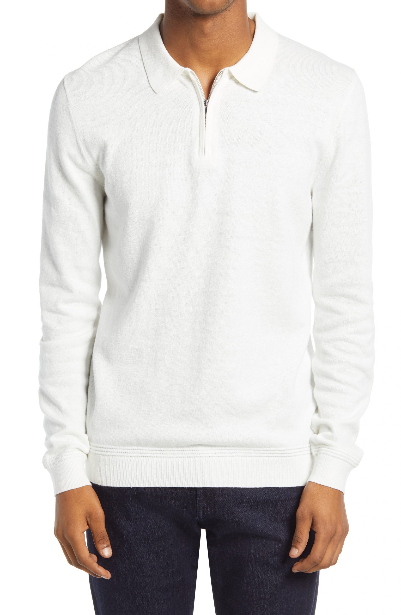 mens long sleeve quarter zip