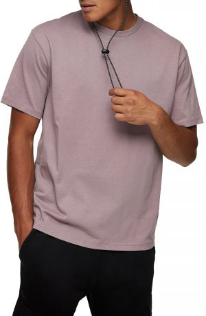 Men's Topman Men's Oversize Solid Crewneck T-Shirt, Size Large - Purple Men's Topman Men's Oversize Solid Crewneck T-Shirt, Size Large - Purple