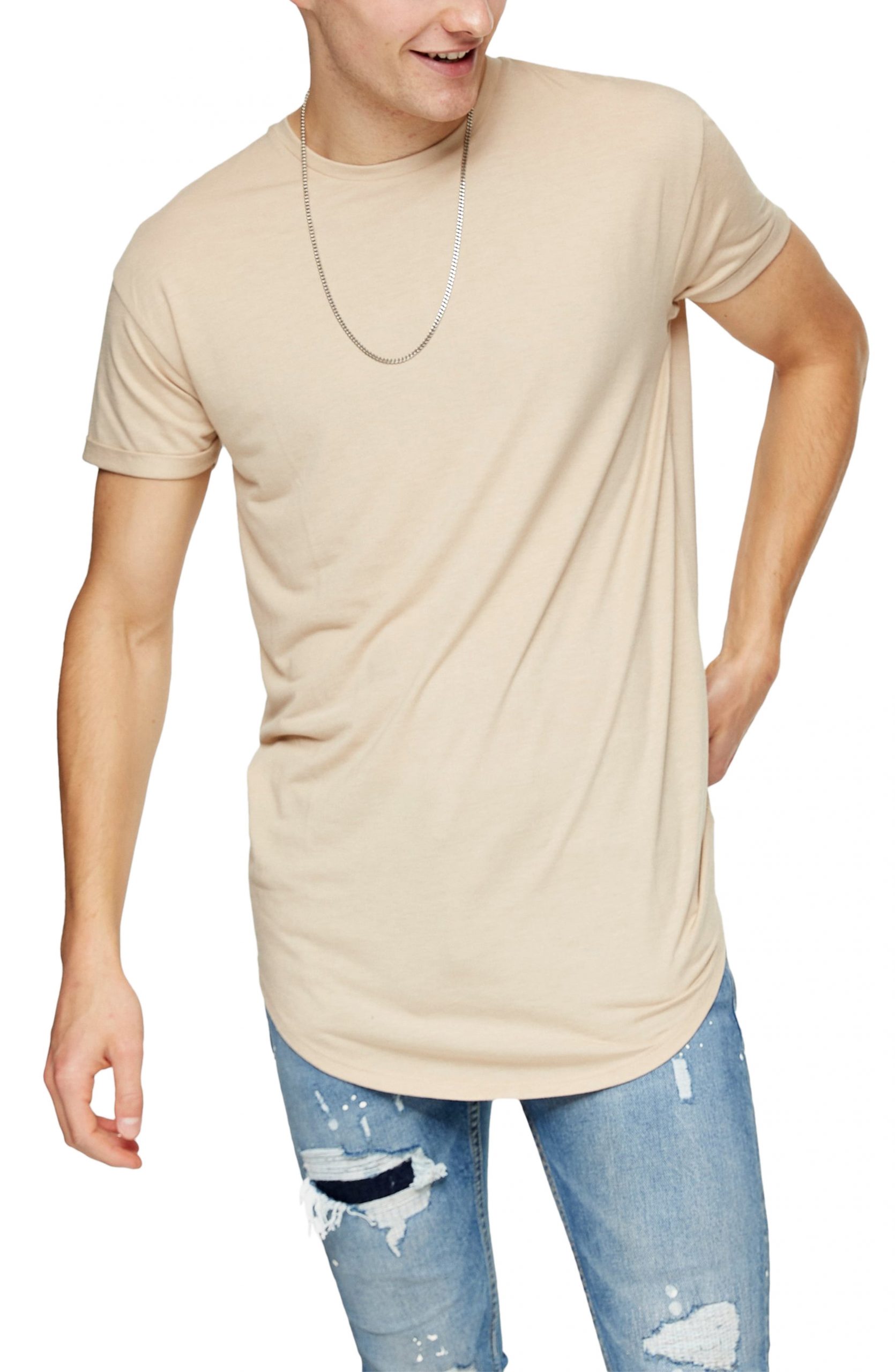 topman longline t shirt