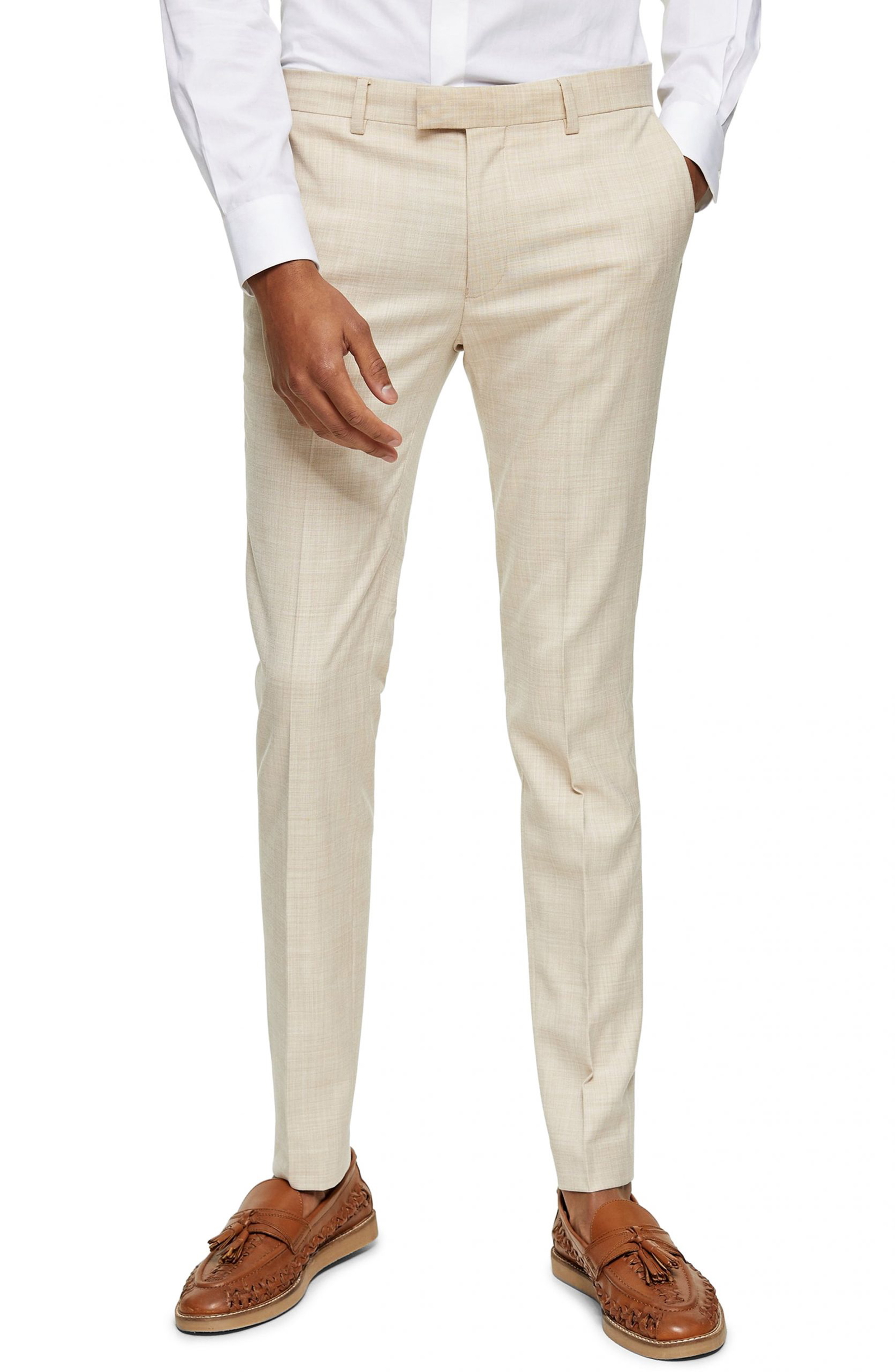 ivory skinny pants