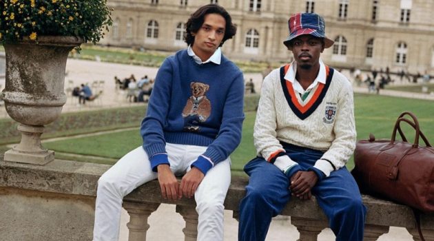 Donning preppy looks from POLO Ralph Lauren, Sanjay Apavou and Kevis Manzi sport pieces from the brand's newest Heritage Icons collection.