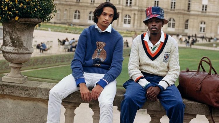 Donning preppy looks from POLO Ralph Lauren, Sanjay Apavou and Kevis Manzi sport pieces from the brand's newest Heritage Icons collection.