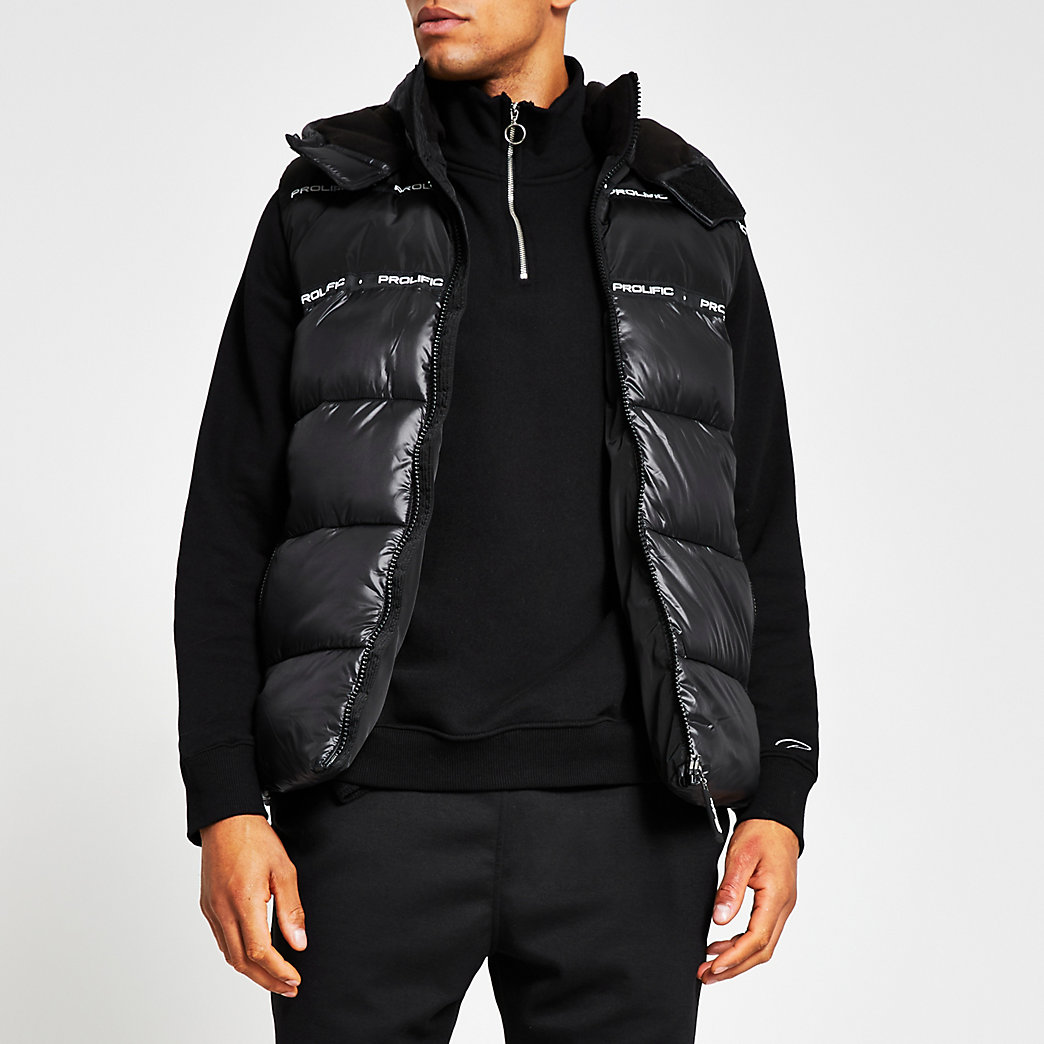 long gilet river island