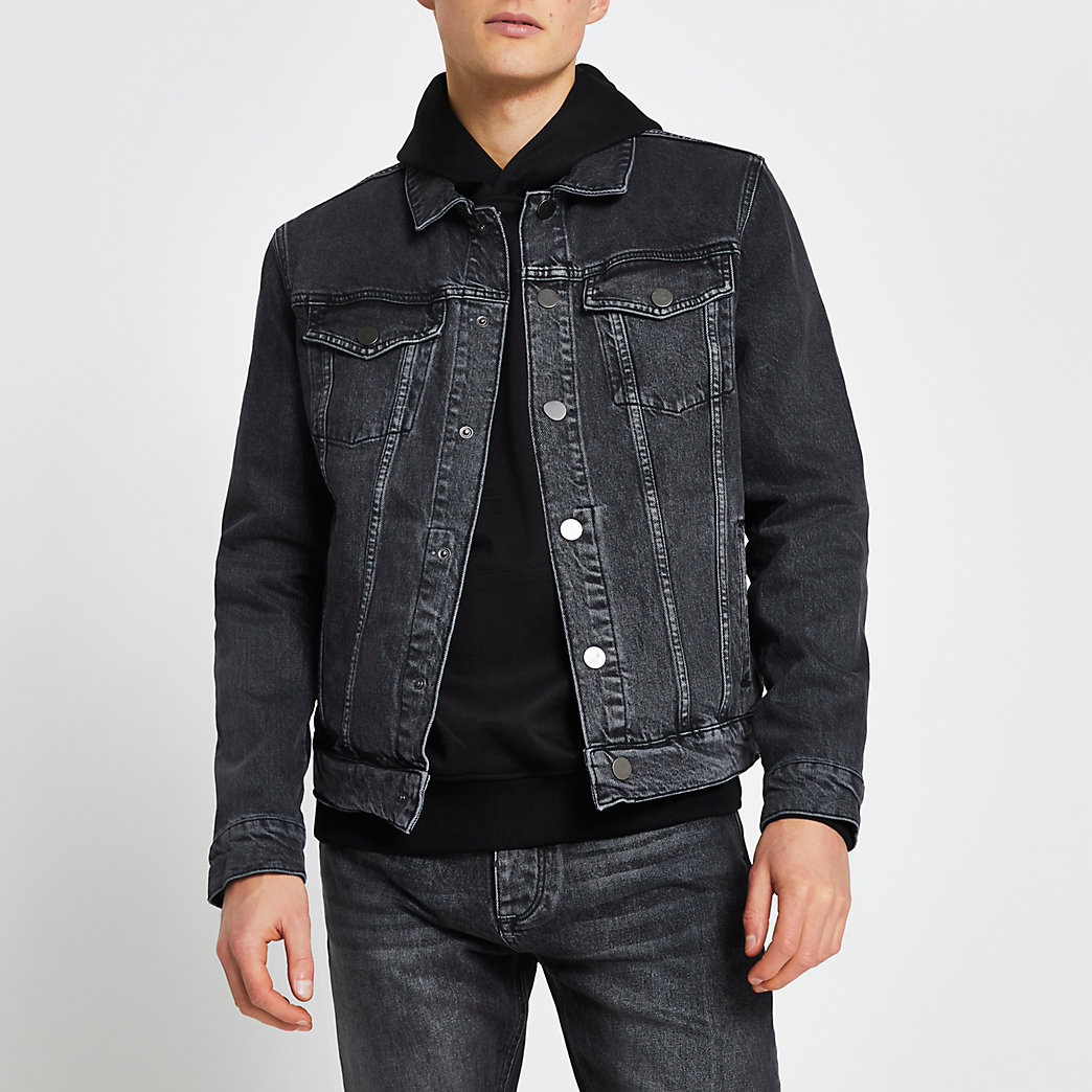 river island mens black jeans