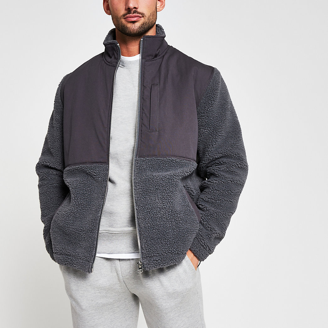 grey borg jacket mens, Off 62%, www 