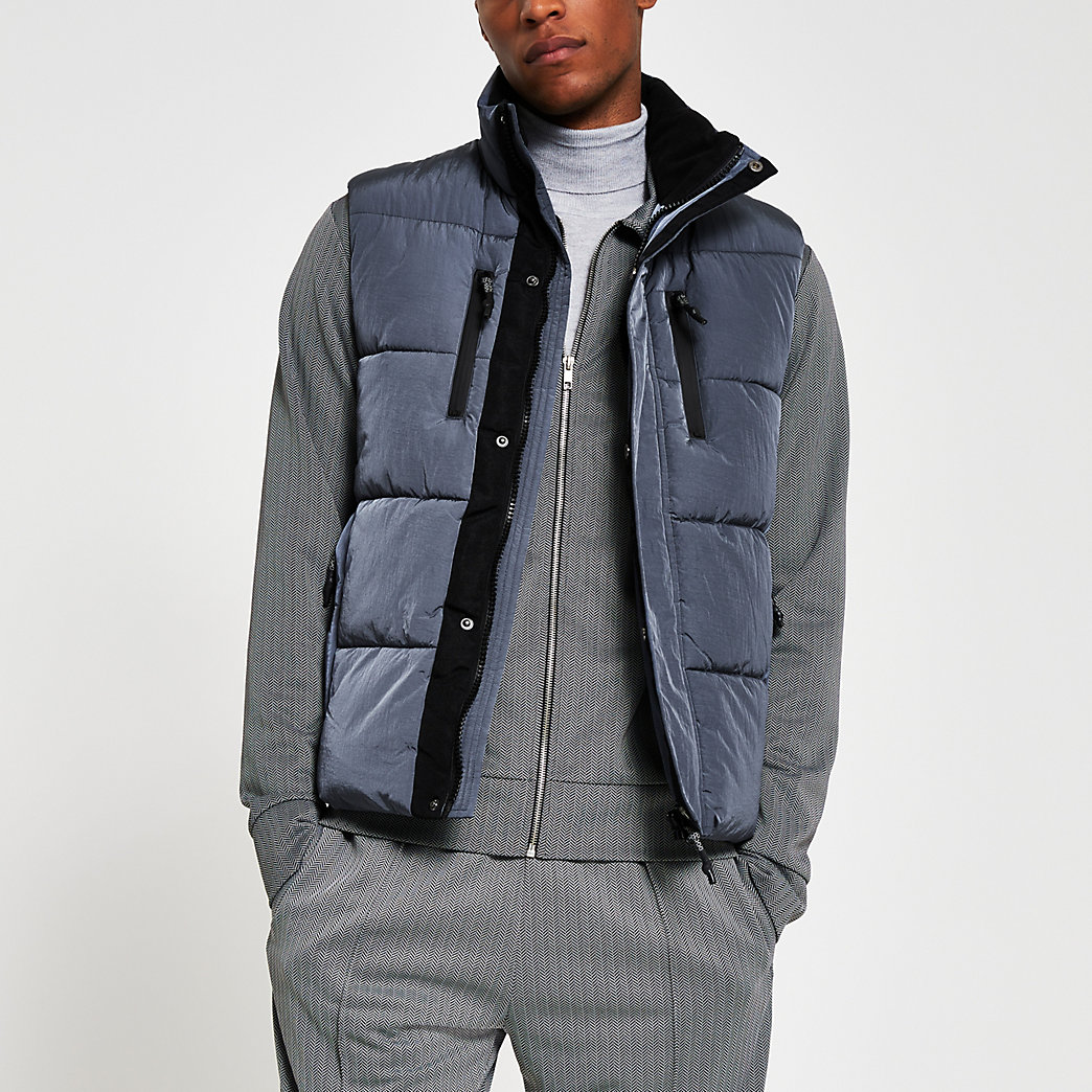 River Island Mens Puffer Jacket 2024 stonewallfire.us