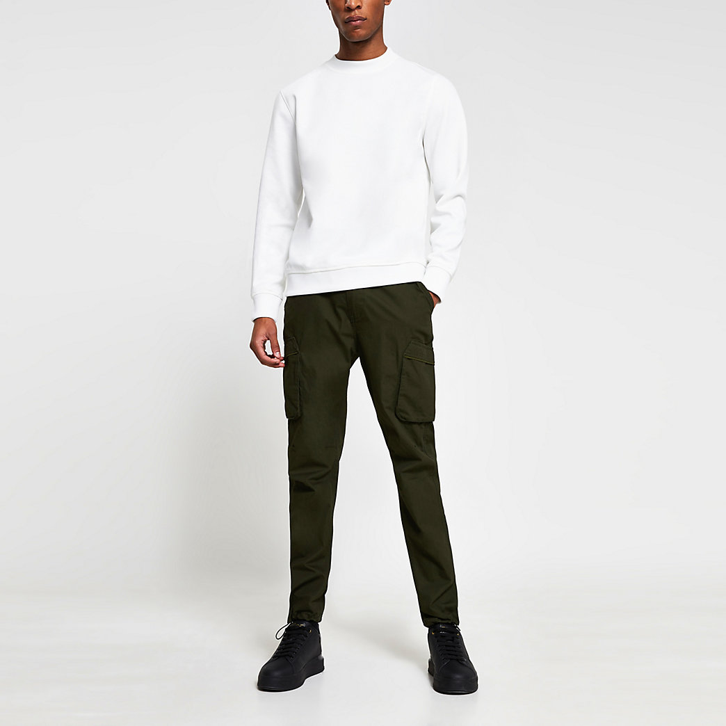 utility cargo trousers mens