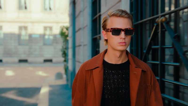 Jonas Glöer fronts Salvatore Ferragamo's spring-summer 2021 men's campaign.