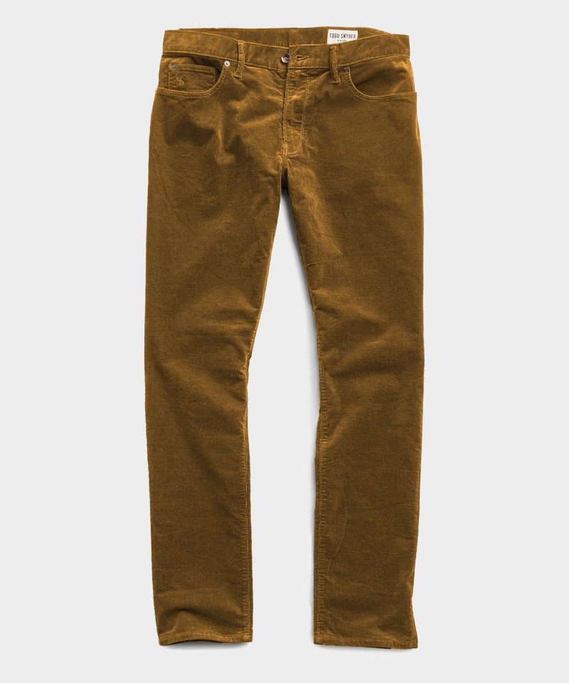 slim fit cords with gapflex