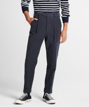 Stretch Moleskin Madison Suit Trouser in Charcoal Stretch Moleskin Madison Suit Trouser in Charcoal