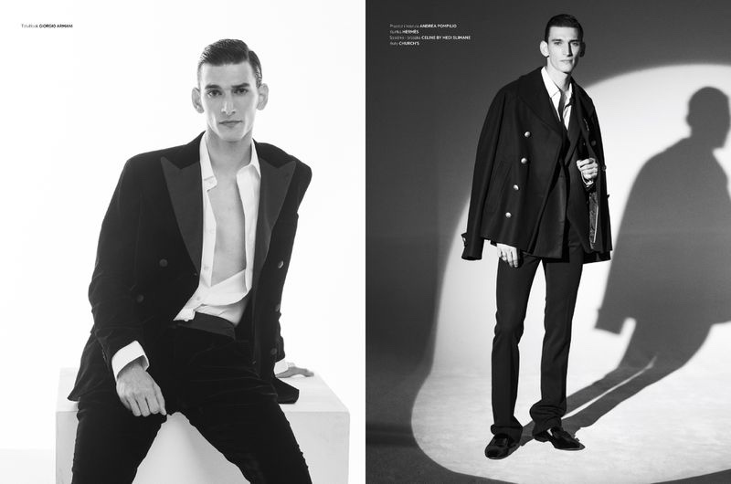 Thibaud Charon 2021 L'Officiel Hommes Poland Fashion Editorial