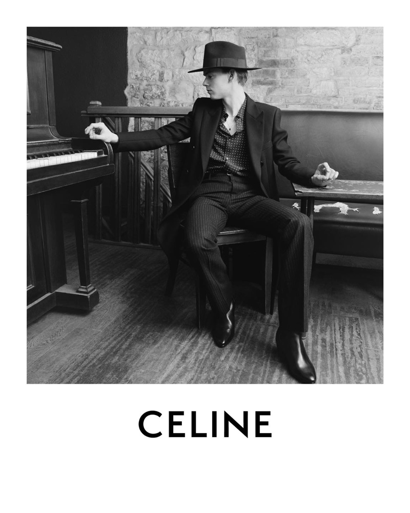» Thomas Brodie-Sangster Fronts Celine Campaign Thomas Brodie Sangster Celine Spring Summer 2021 Mens Campaign 011