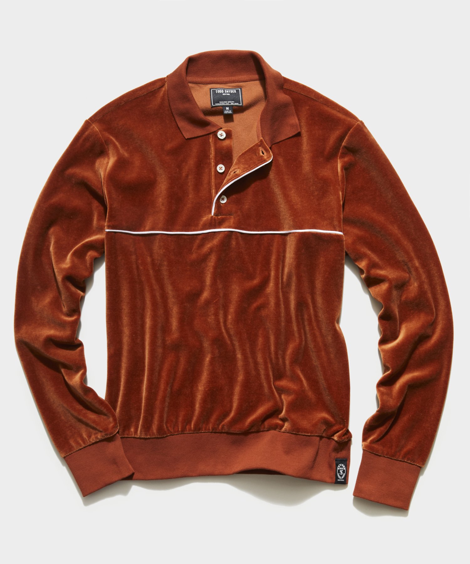 velour polo sweatsuit
