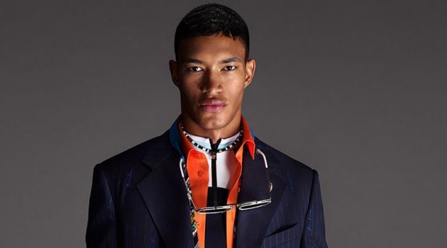 Versace Delivers Bold New Style Choices Raphael Balzer stars in Versace's spring-summer 2021 men's campaign.