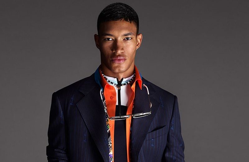 Versace Delivers Bold New Style Choices Raphael Balzer stars in Versace's spring-summer 2021 men's campaign.