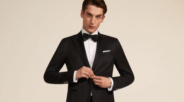 Anatol Dresses Up in Corneliani Cerimonia Front and center, Anatol Modzelewski dons a sharply tailored suit from Corneliani Cerimonia.