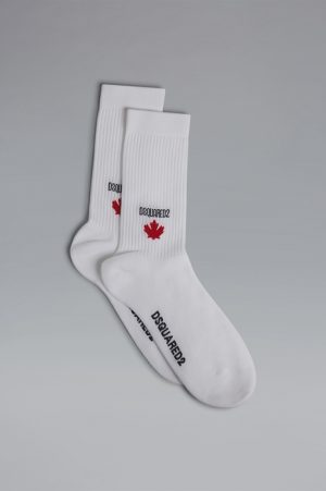 DSQUARED2 Men Ankle socks White Size 5-6 74% Cotton 23% Polyamide 3% Elastane DSQUARED2 Men Ankle socks White Size 5-6 74% Cotton 23% Polyamide 3% Elastane
