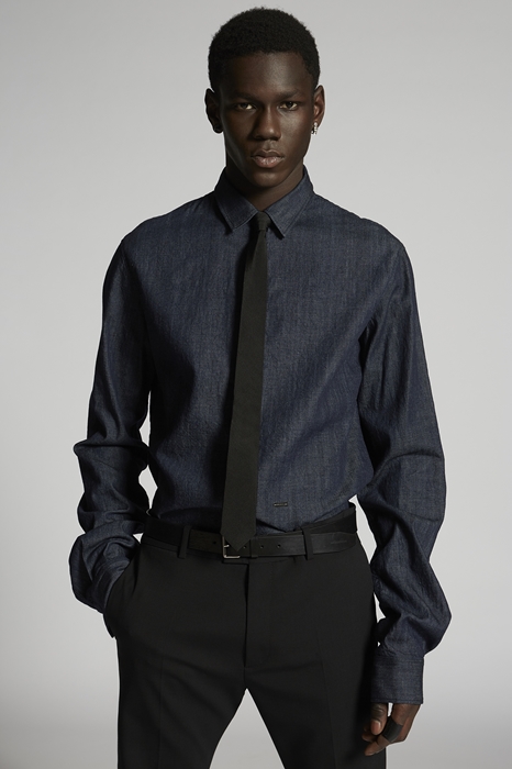 dsquared2 denim shirt mens