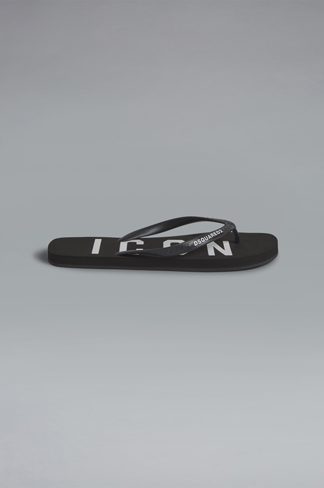 DSQUARED2 Men Flip flops Black Size 9 100% Rubber | The Fashionisto