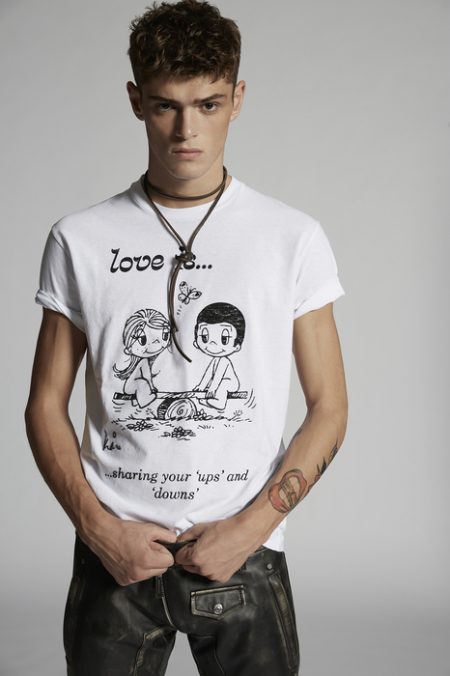 dsquared2 t shirt mens white