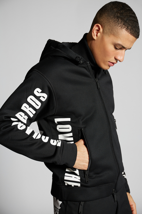 DSQUARED2 Men Zip sweatshirt Black Size L 100% Polyester | The Fashionisto