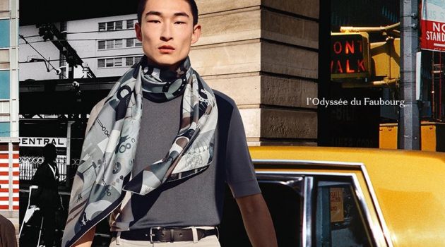Sang Embraces Fresh Attitude for Hermès Spring Campaign Sang Woo Kim stars in Hermès's spring-summer 2021 men's campaign.