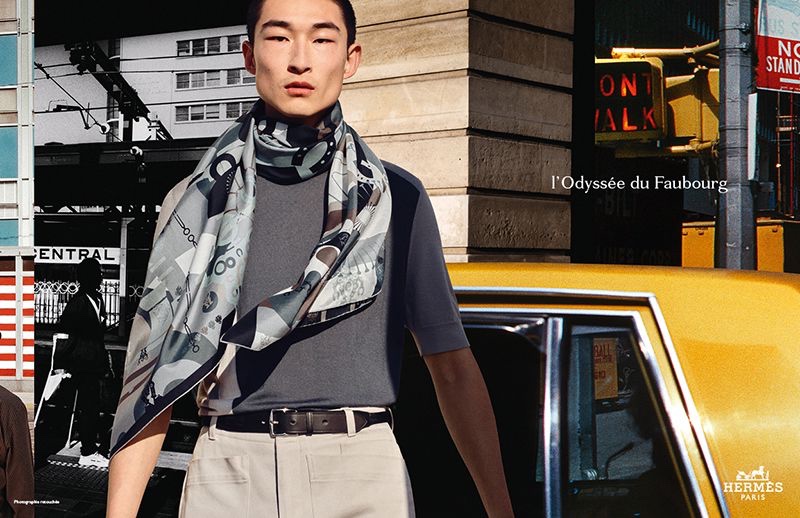 Sang Woo Kim stars in Hermès's spring-summer 2021 men's campaign.