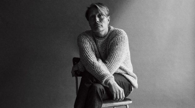 Mads Mikkelsen Stars in WSJ Shoot, Talks Fantastic Beasts Mads Mikkelsen dons an Isabel Marant sweater with a Nanushka t-shirt, and A.P.C. jeans for WSJ Magazine.