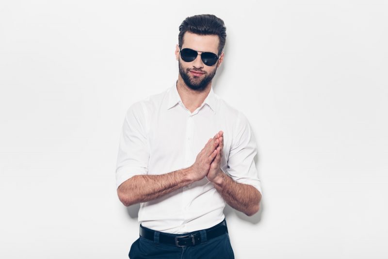 Man in White Dress Shirt