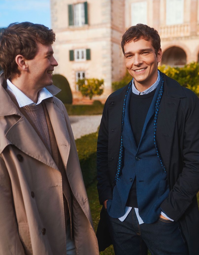 Alexandre & Benjamin Don 'Soft Formal' Style for OVS Piombo Spring Campaign